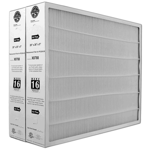 Lennox X8788 (2 Pack) MERV 16 Replacement Filter (20 x 26 x 5")