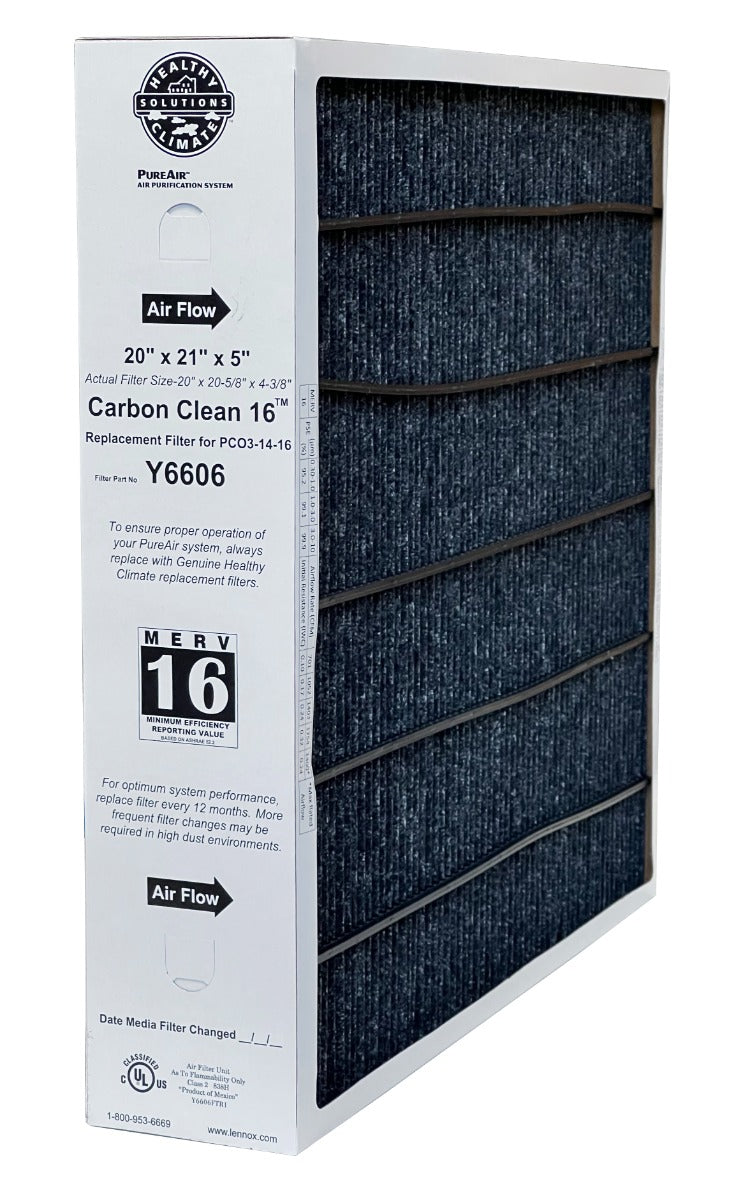 Lennox Y6606 MERV 16 Replacement Filter (20 x 21 x 5")